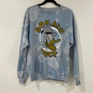 Disney Donald Duck Light Blue Crewneck Sweater